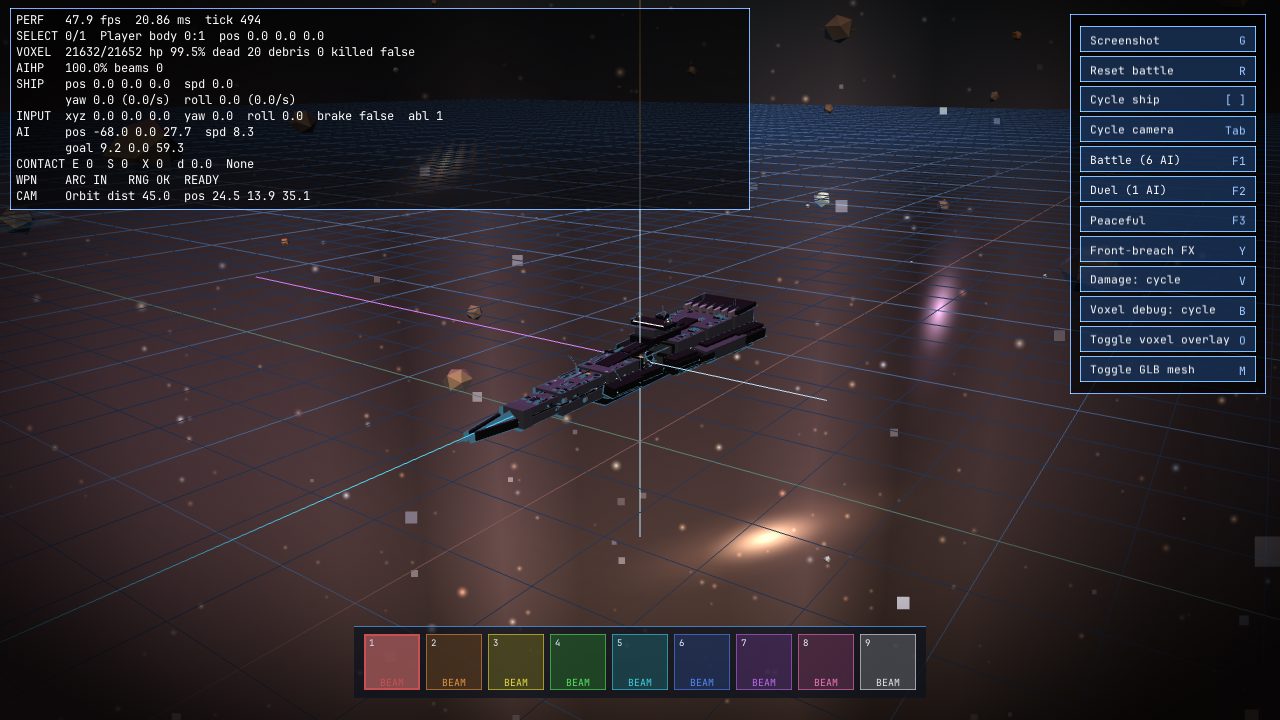 Tonemap exposure pushed to 1.5 — overall brighter, more saturated highlights