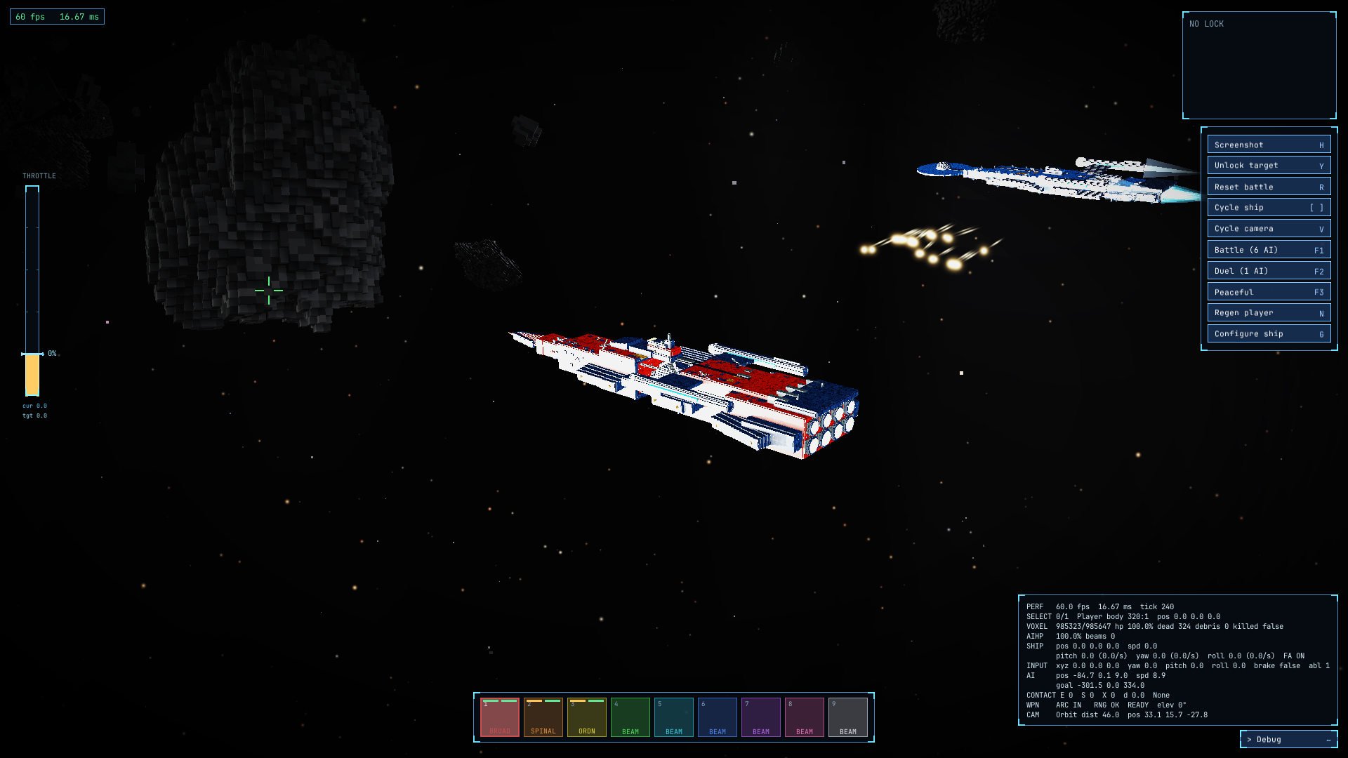 A saved ship pulled back from the roster mid-session and swapped onto the player's hull.